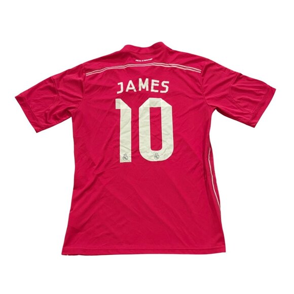 Adidas 2014-2015 Real Madrid CF James Rodriguez #10 Away Kit Soccer Jersey Large - Picture 2 of 8